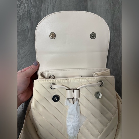 Jessica Moore Quilted Backpack Cloud Creme NWT main image 6